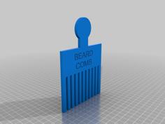 Beard Comb 3D Printer Model