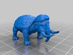 Woolly Tortoodon 3D Printer Model