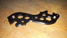 Adaptable Hex Bolt Wrench 3D Printer Model