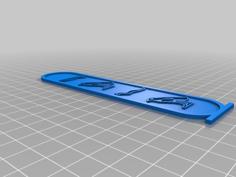 Parametric Hieroglyphic Alphabet (high Resolution Bitmaps) 3D Printer Model