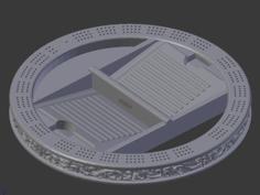 Filigree Cribbage Board WIP 3D Printer Model