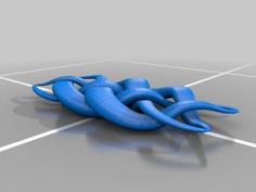 Bezier Curves And Knots Script For Blender 3D Printer Model