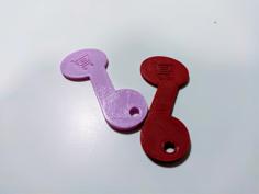 Removable Shopping Card Token 3D Printer Model