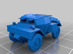 Daimler Dingo Armoured Car 3D Printer Model