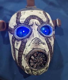 Borderlands 2 Psycho Mask Remixed With Detail 3D Printer Model