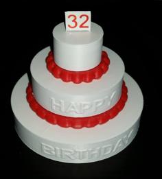 Birthday Cake 3D Printer Model