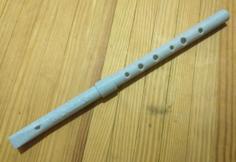 Multiple Print Irish Tin Whistle In D 3D Printer Model