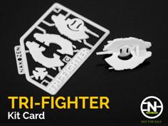 Tri-Fighter Mini Kit Card 3D Printer Model