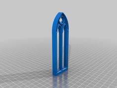 Gothic Window 3D Printer Model