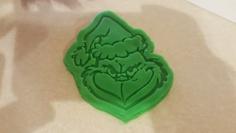 Grinch Christmas Cookie / Play-Doh Cutter 3D Printer Model