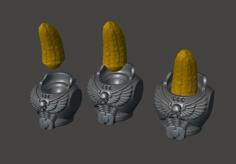 Space Marine Banana Knight Conversion Head 3D Printer Model