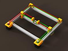 CoreXY Frame (v.2.0) 3D Printer Model