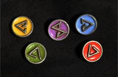 Witcher Sign Enamel Pins 3D Printer Model