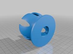 Clip-on Base For Spherical Bongs 3D Printer Model