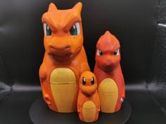 Charizard PokeNesting Doll 3D Printer Model