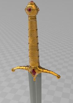 Widow’s Wail. Jaime Lannister Sword. Game Of Thrones 3D Printer Model