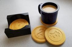 Bitcoin Coasters – Cryptocurrency Coasters 3D Printer Model