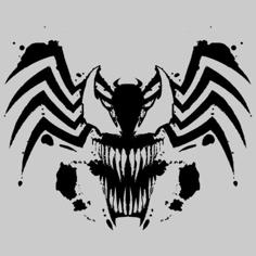 Venom Spiderman Wall Art 3D Printer Model