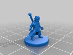 Gnome Sorcerer Miniature 3D Printer Model