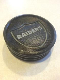 Oakland Raiders Coaster 3D Printer Model