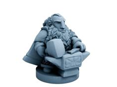 Dwarfclan Forgemaster (18mm Scale) 3D Printer Model