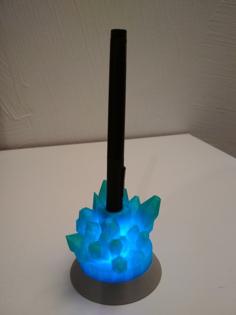 Glowing Crystal Penholder 3D Printer Model