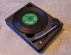 Vinyl Record Coaster Holder 3D Printer Model