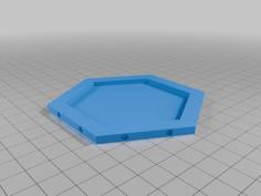 Catan Bases For 3x2mm Magnets 3D Printer Model