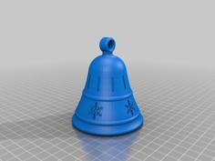 Christmas Bell Ornament (with Secret Compartment) 3D Printer Model