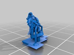 Galactic Crusaders – Remix – Norse King’s Captain – 6-8mm 3D Printer Model