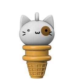 Ice Cream Cat Cute 3D Printer Model