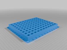 Reinforced Rectangle Hole Cover 3 3D Printer Model