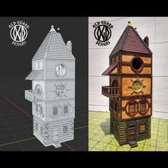 Wizard’s Tower, 25mm 3D Printer Model