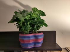 Double Plant Pot 3D Printer Model