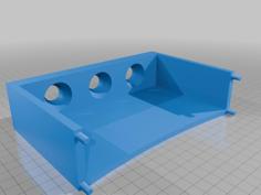 Ice Block Mount For Standing / Pedestal Fan With Rhomboid Grid Or Similar 3D Printer Model