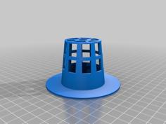 2″ Net Pot For WM Mason Jar (no Supports Needed) 3D Printer Model