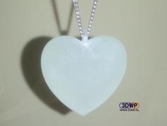 Heart Pendant 3D Printer Model