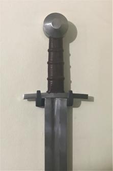 Simple Sword Wall Hanger / Mount 3D Printer Model