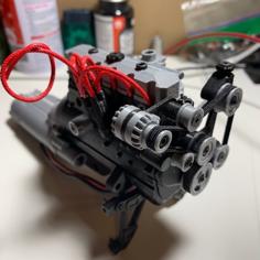 Jeep AMC 4.0L I6 Engine & Transmission 3D Printer Model