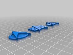 Star Trek Comm Badges 3D Printer Model