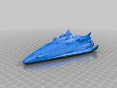 Elite Dangerous Fer De Lance 3D Printer Model