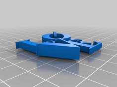 Love Keychain 3D Printer Model