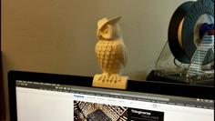 IMac Camera Cover Owl 3D Printer Model