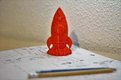 AstroPrint Rocket (For 3D Printer Calibration & Stress Testing) 3D Printer Model