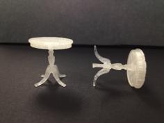 Victorian Side Table 3D Printer Model