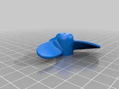 Small RC Boat Propeller 3D Printer Model