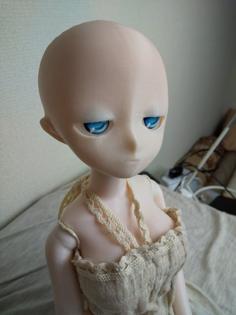 Kasca-style Magnet Joint Doll_Extended Parts_ジト目 Half Eye 3D Printer Model