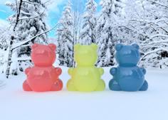 Kawaii Bear Vol.01 (Christmas Gift ) 3D Printer Model