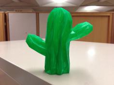 Low Poly Mexican Cactus 3D Printer Model