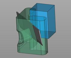 Printed Part Edge Cleaner / Cutter 3D Printer Model